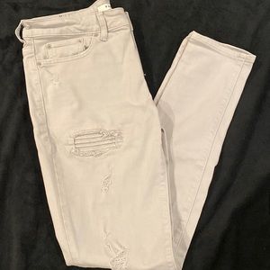 Stacked pacsun grey skinny jeans